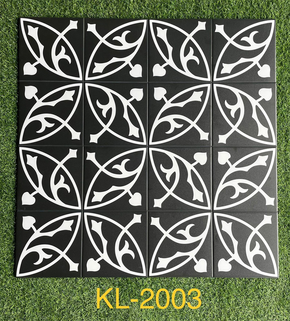 Gạch bông cổ điển 20x20 Trung Quốc KL2003